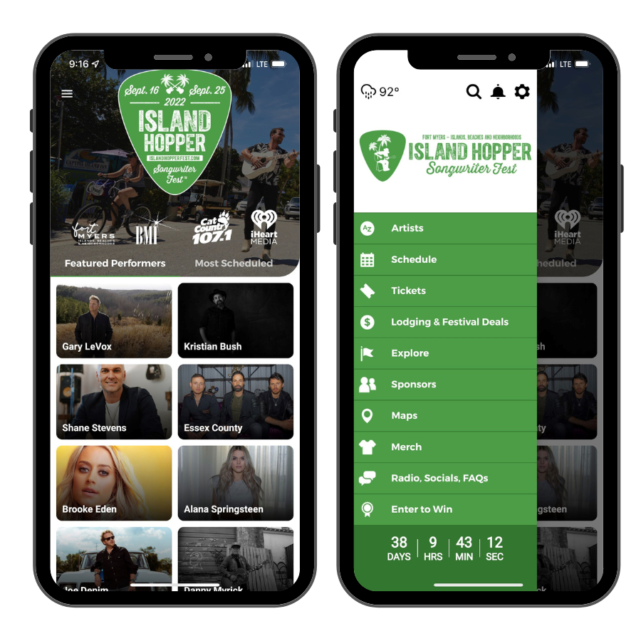 Island Hopper Fest App Island Hopper Songwriter Festival